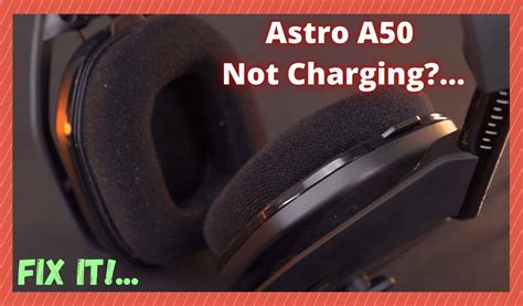 why is my astro a50 not charging